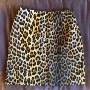 Moschino Leopard Mini Skirt